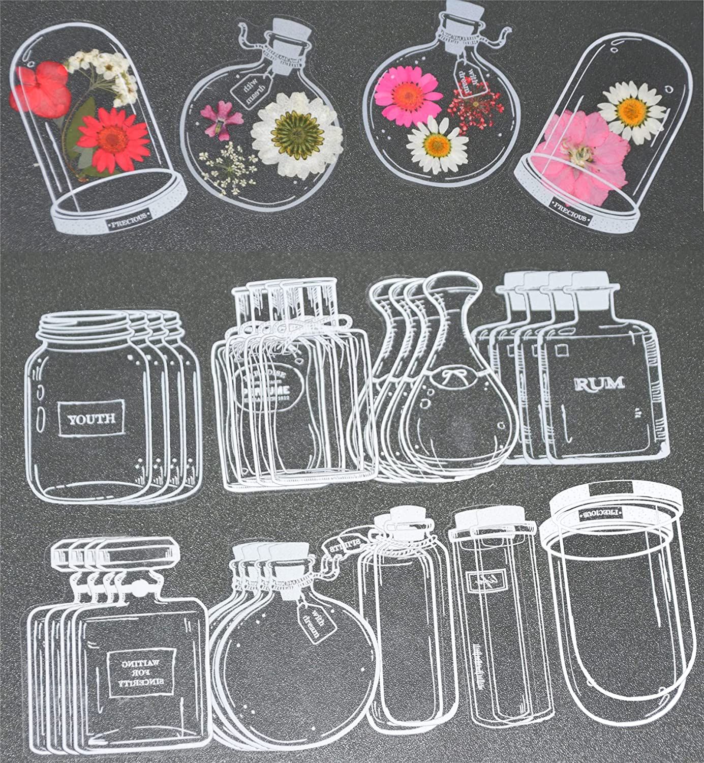 30Pcs DIY Transparent Dried Fl - Dried Flower Bookmark 评论和价格