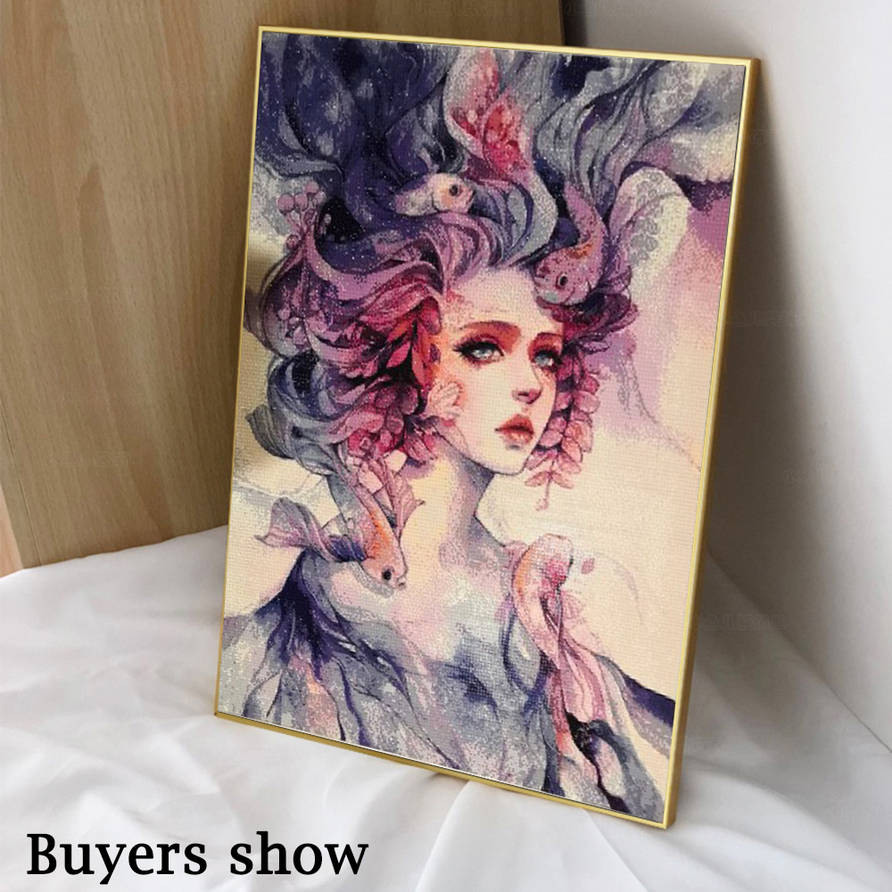 1PC frameless 5D Diy Diamond P - Photo Mosaic Print 评论和价格