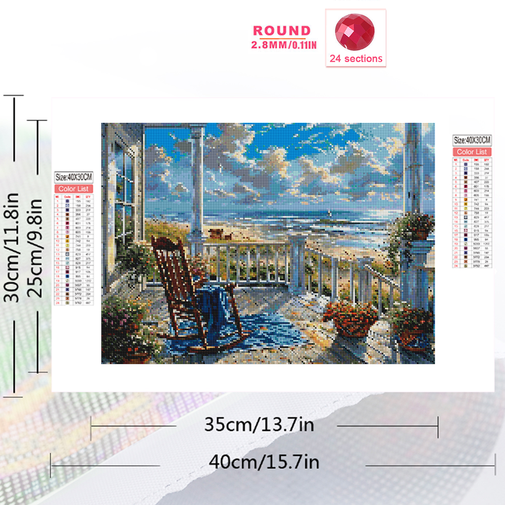 1PC frameless  Full Square Rou - Photo Mosaic Print 评论和价格