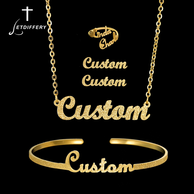 Letdiffery Custom Name Jewelry - Initial Ring Custom 评论和价格