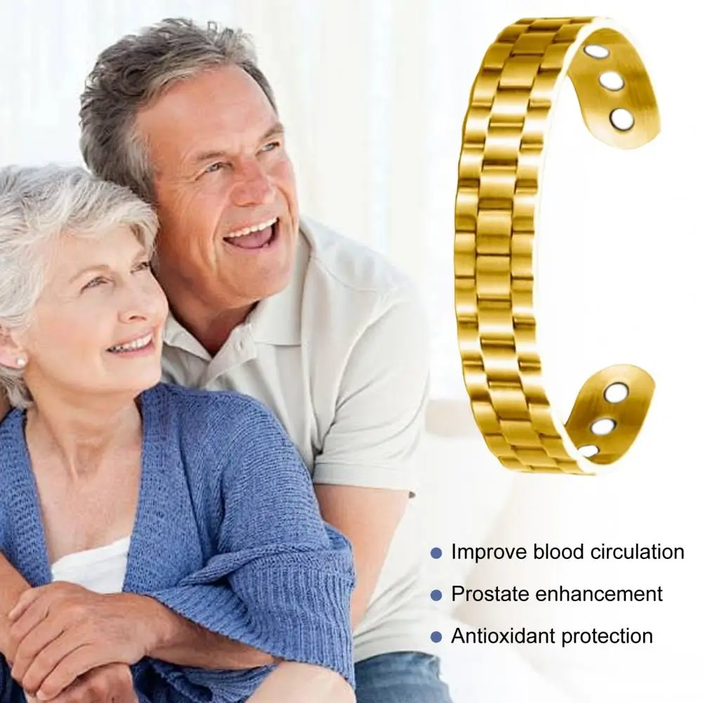 Magnetic Copper Prostate Wrist - Coordinates Bracelet 评论和价格