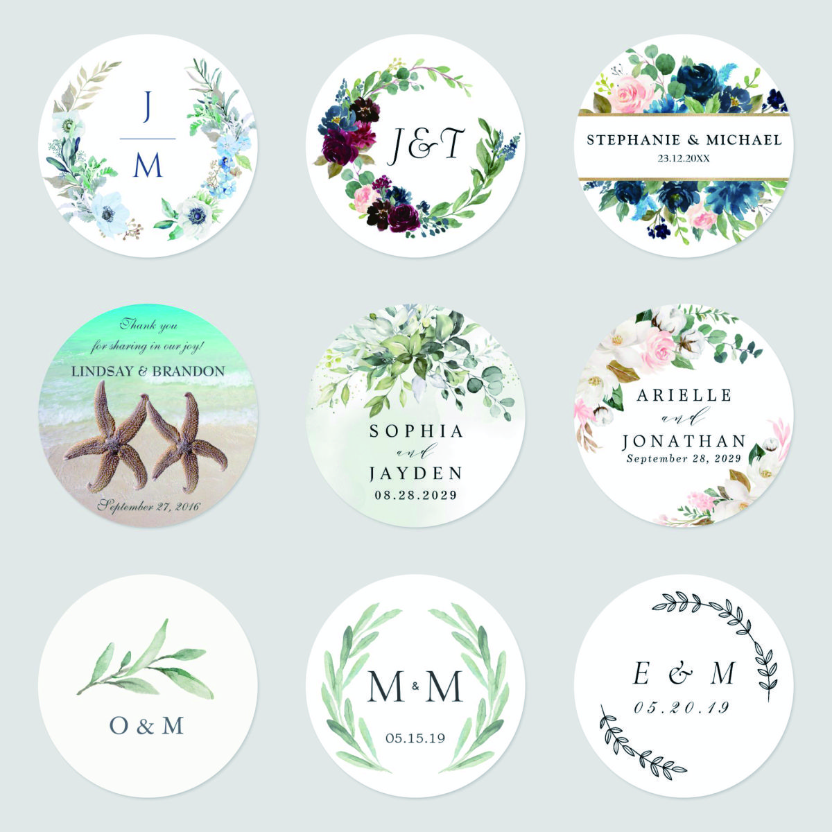 96 Pcs Personalized Round Circ - Personalised Candle Label 评论和价格