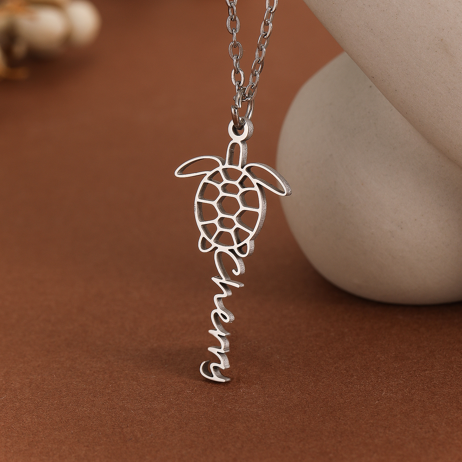 1pc Customized Personalized Cu - Name Necklace Custom 评论和价格