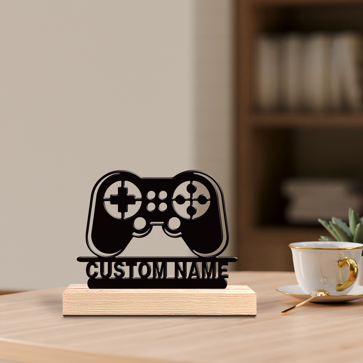1pc Personalized Custom Game c - Engraved Wood Frame 评论和价格