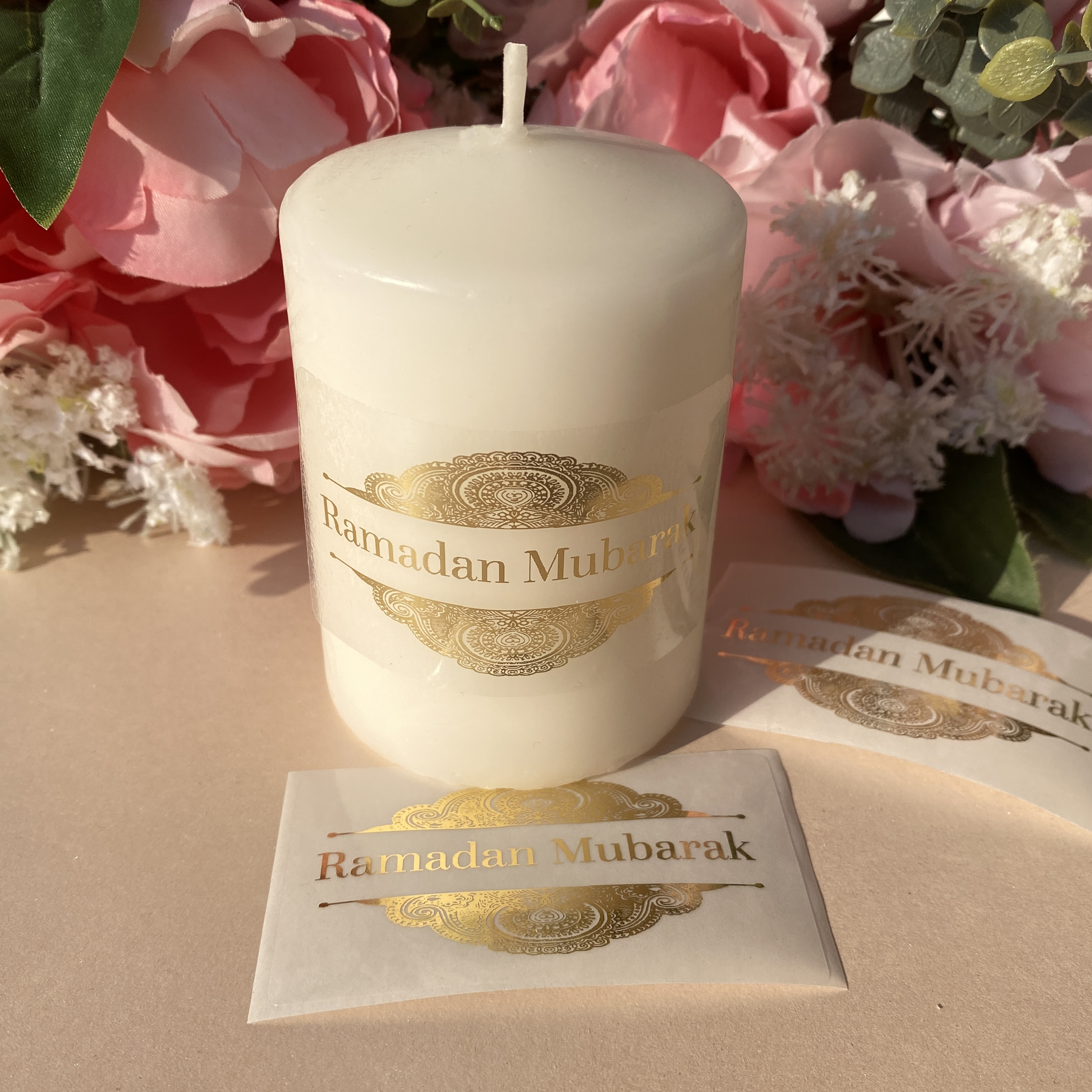30 Ramadan Mubarak Crescent St - Personalised Candle Label 评论和价格