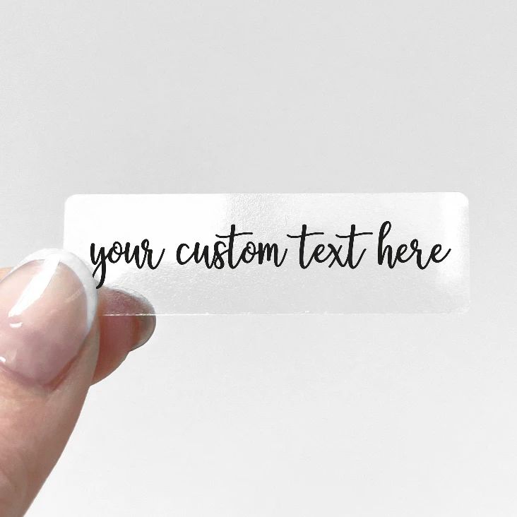 Custom Transparent Sticker Per - Personalised Candle Label 评论和价格