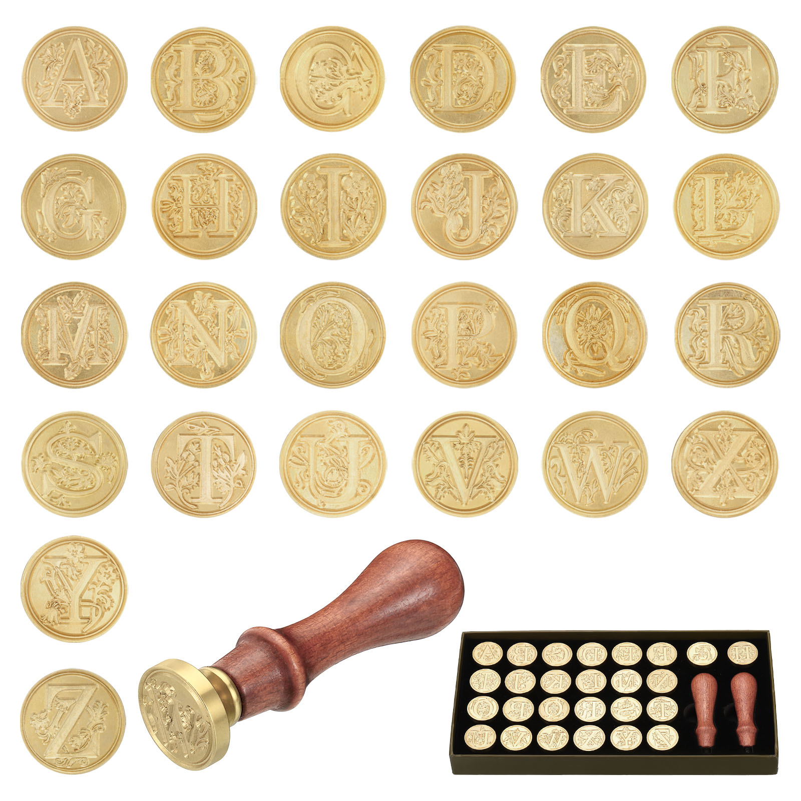 Alphabet Wax Seal Stamp Kit, 2 - Wax Seal Letter Kit 评论和价格