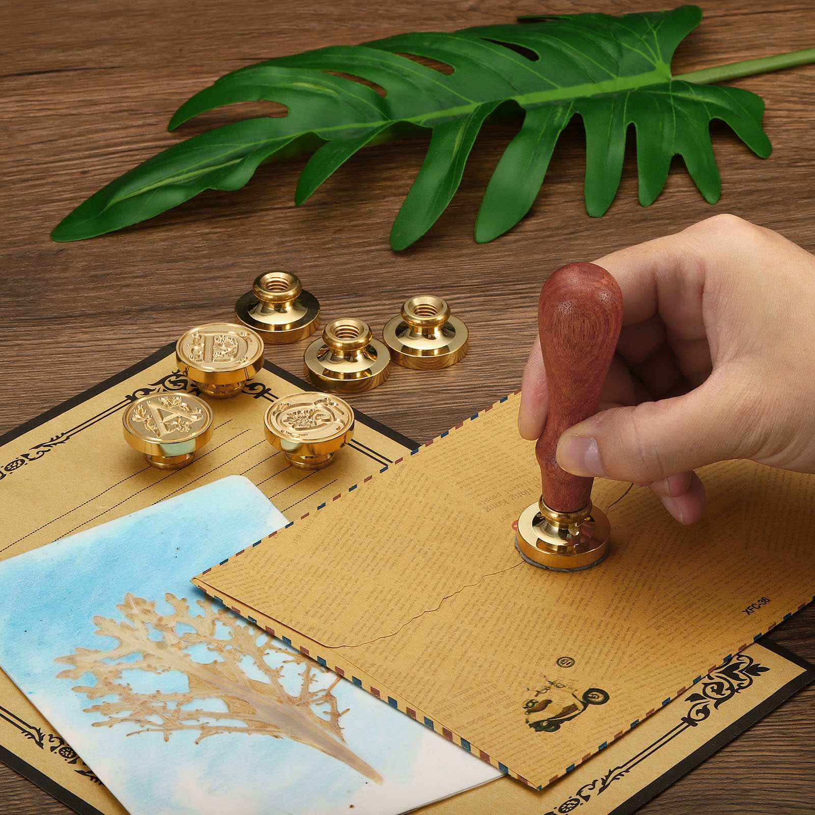 Alphabet Wax Seal Stamp Kit, 2 - Wax Seal Letter Kit 评论和价格