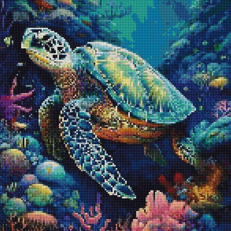 1PC frameless  Full Square Rou - Photo Mosaic Print 评论和价格