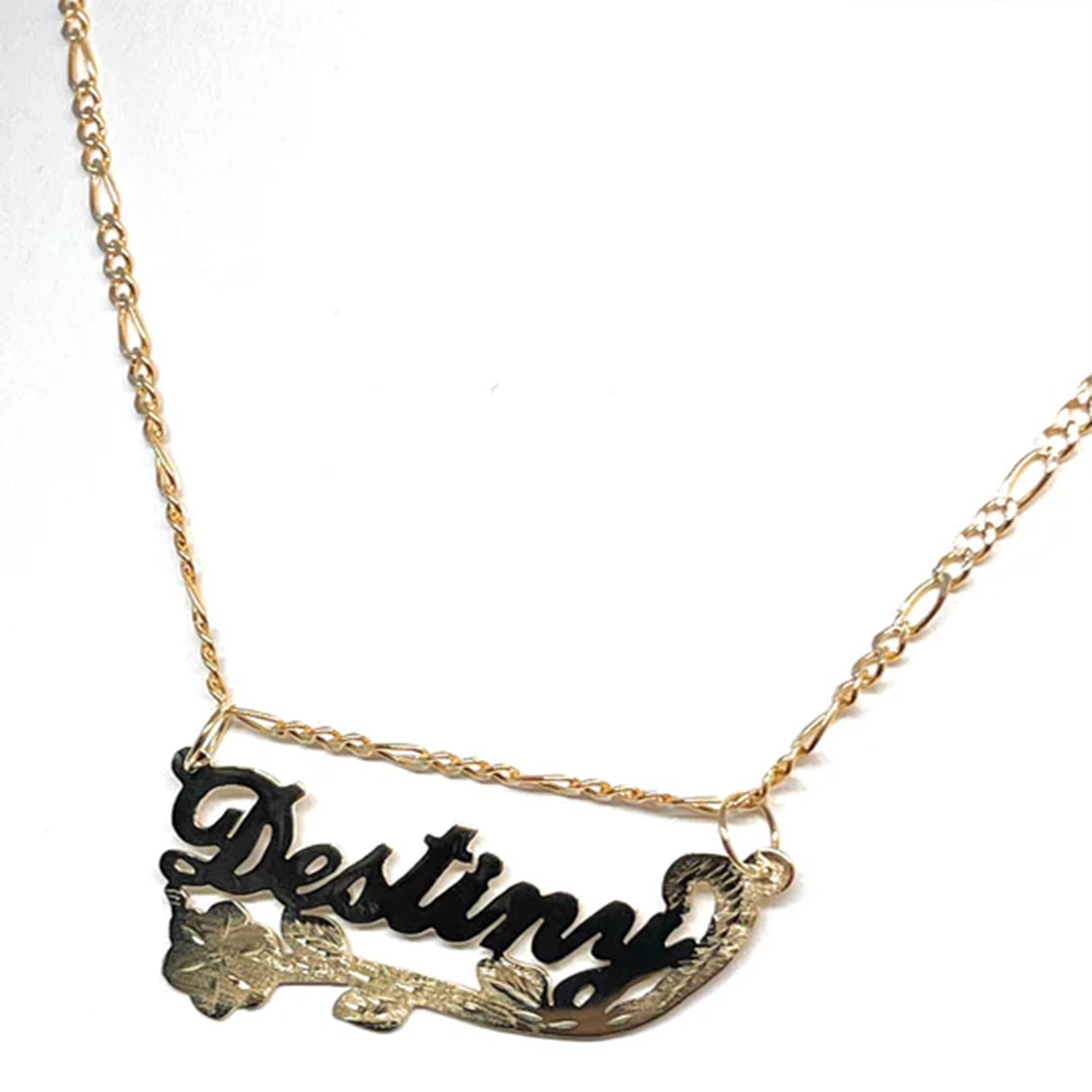 Custom Name Jewelry Retro Styl - Birth Flower Necklace 评论和价格