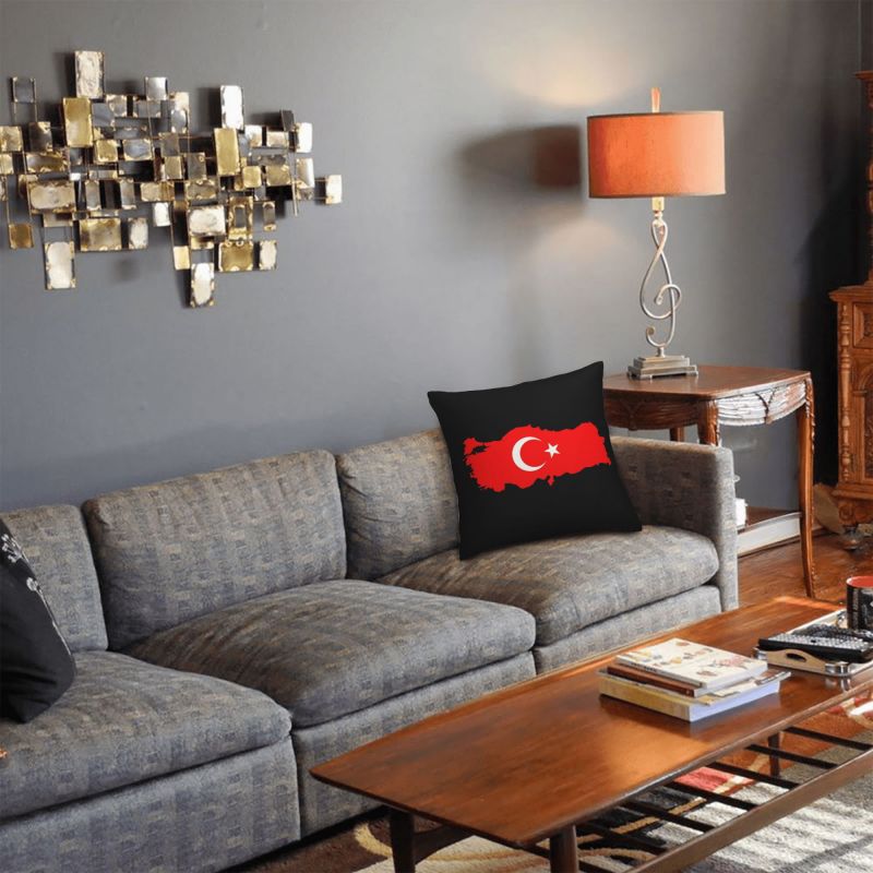 Custom Turkey Flag Map Pillow  - Custom Star Map 评论和价格