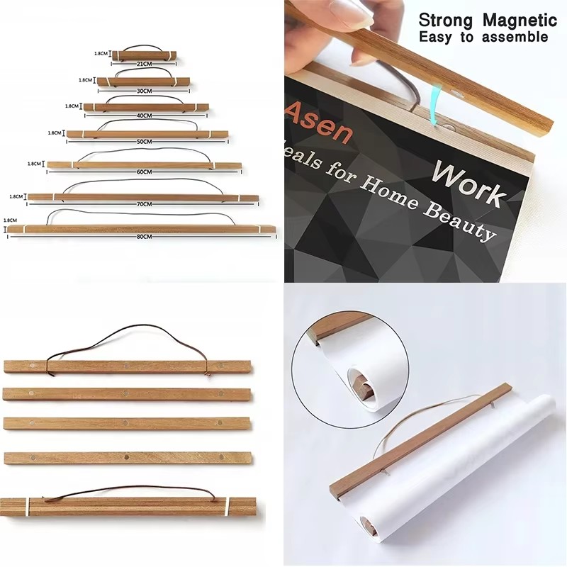 7colors 21-50cm Magnetic Woode - Engraved Wood Frame 评论和价格