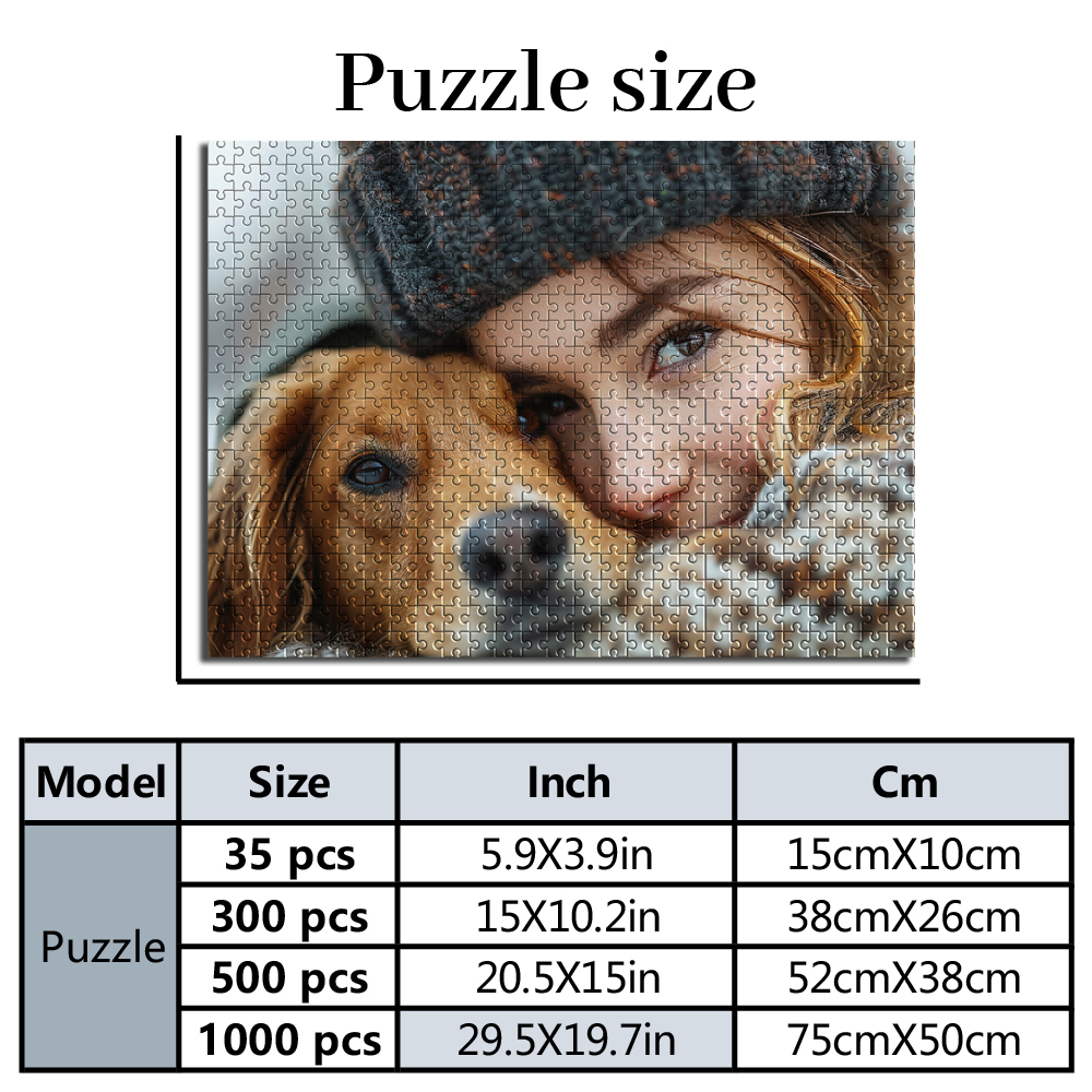 Personalized Custom Photo Puzz - Pet Portrait Custom 评论和价格