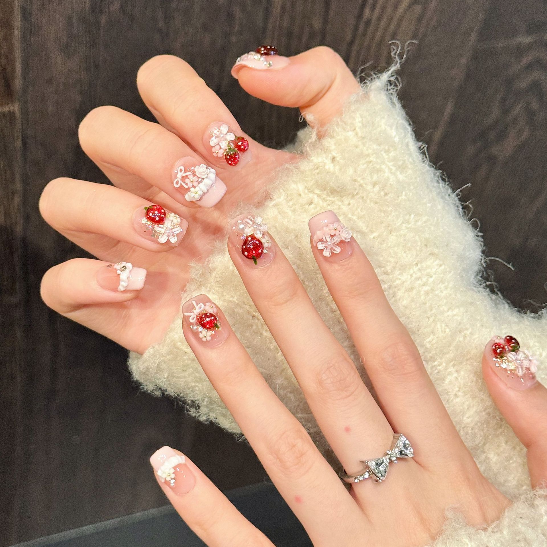 10pcs Cute Red Strawberry Pres - Pressed Flower Art 评论和价格