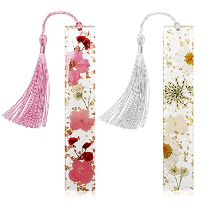 Bookmarks for Women, Book Mark - Dried Flower Bookmark 评论和价格