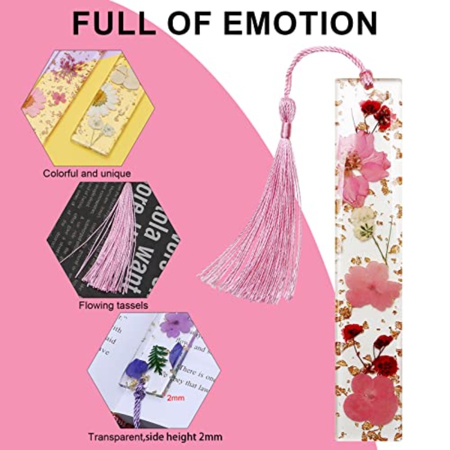 Bookmarks for Women, Book Mark - Dried Flower Bookmark 评论和价格