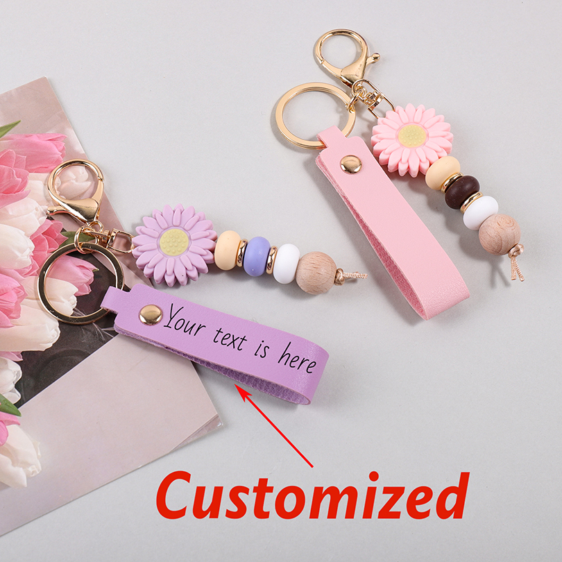 Daisy Pendant Custom Text Keyc - Initial Ring Custom 评论和价格